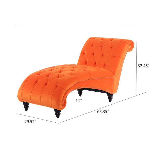 Darby Home Co Myrtille Upholstered Chaise Lounge Wayfair